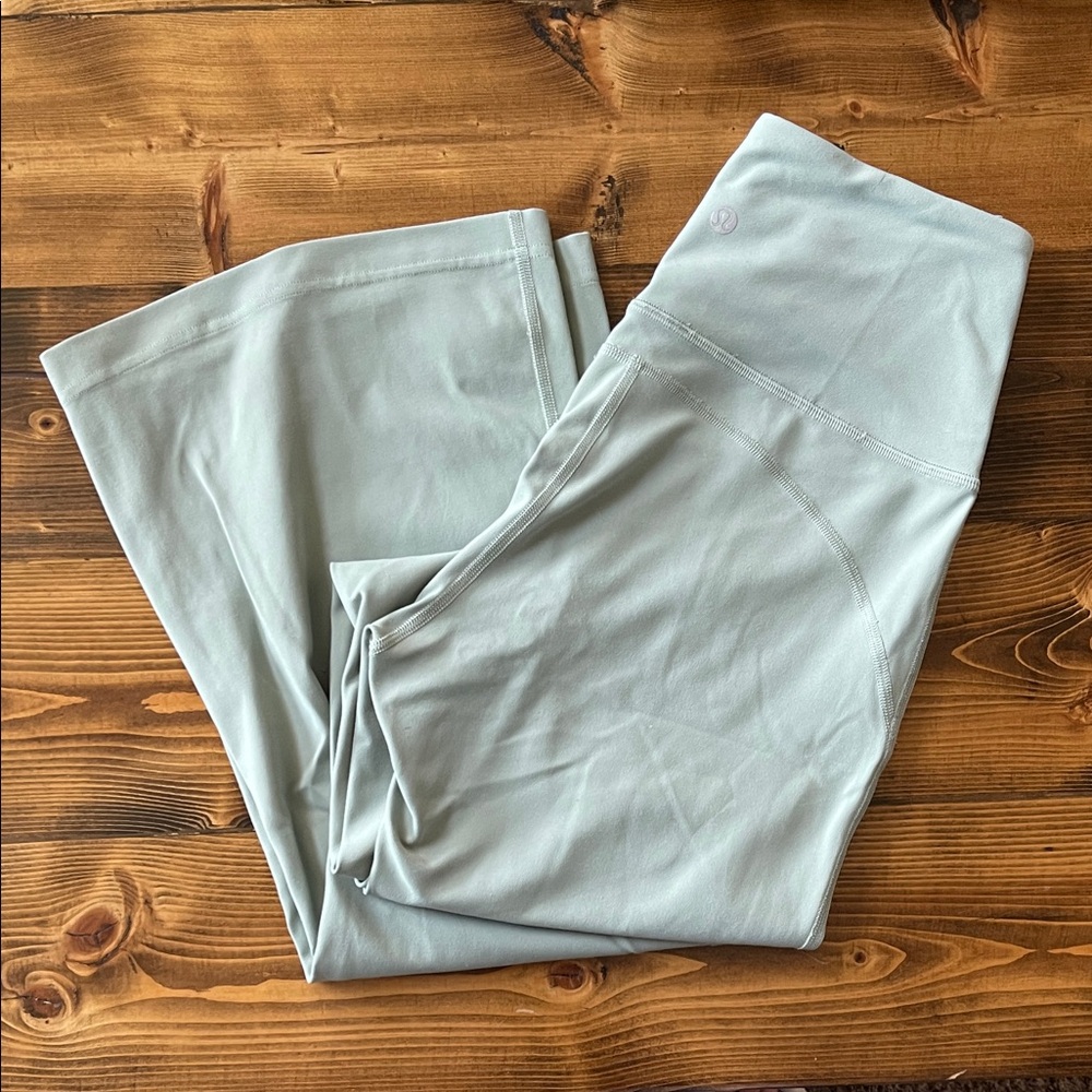 lululemon athletica Light Green Flare Pants